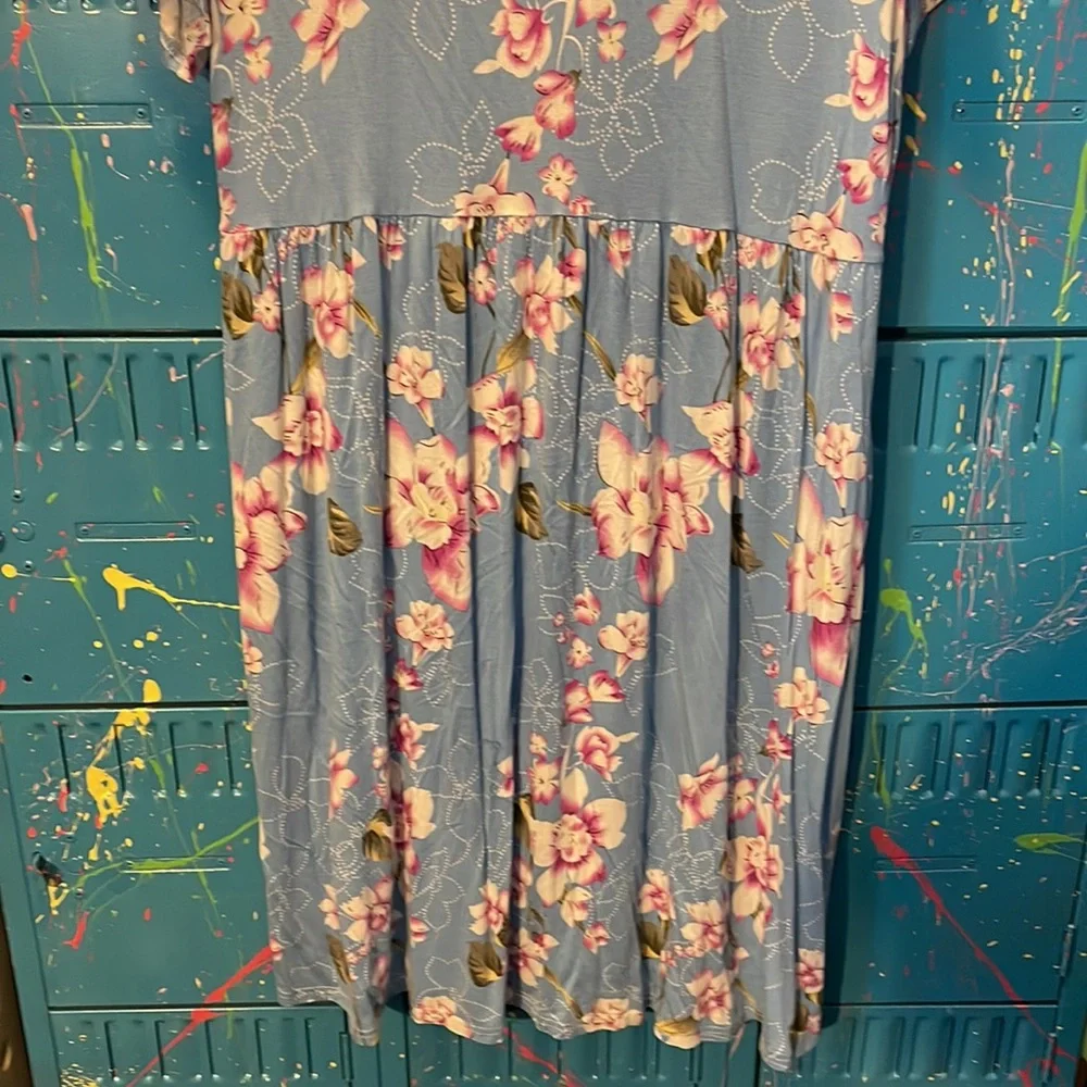 DB MOON floral Dress. 3XL. CL03 - Picture 2 of 10